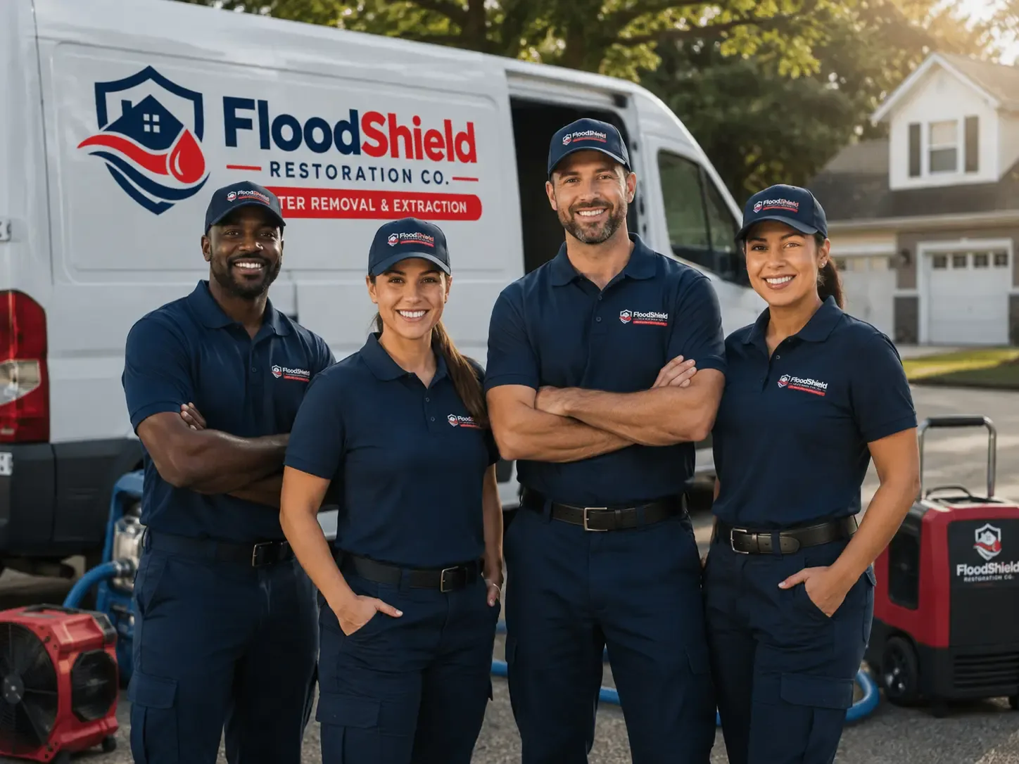 Flood Damage Restoration company in Newark, TX